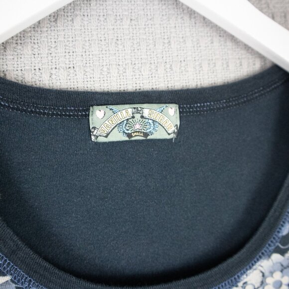 Vanilla Sugar Metal Rhinestud y2k 2000s Top - Picture 5 of 7